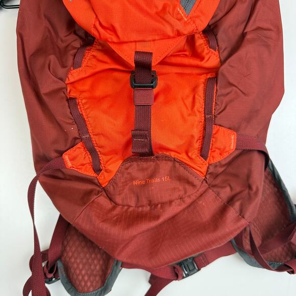 Patagonia Nine Trails 15L Backpack Orange Red - Picture 3 of 10